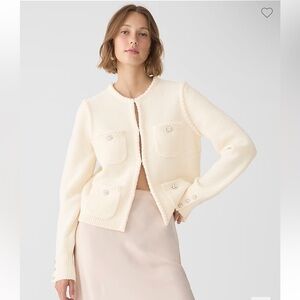 Odette lady sweater, with rhinestone buttons